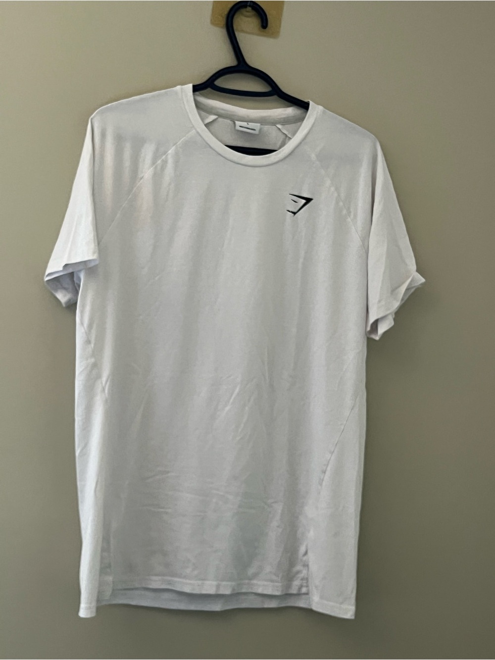 Gymshark White Performance Athletic Training T-Shirt Men’s Large